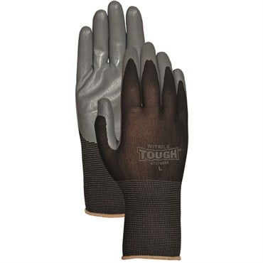 BGC Nitrile Tough Glove Medium Black