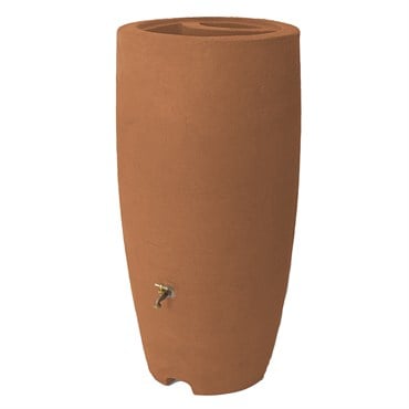Algreen 80gal Athena Rain Barrel Terra Cotta