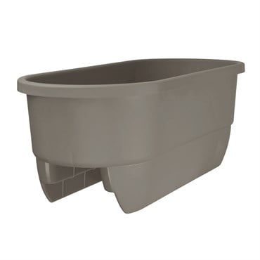 Apollo 24" Dual Deck Rail Planter Driftwood
