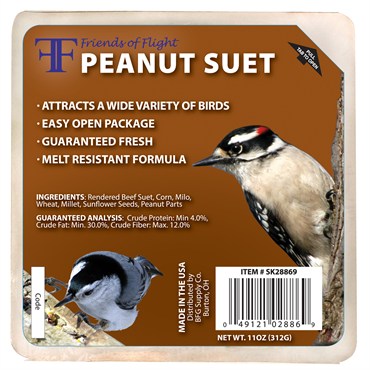 Friends Of Flight 11oz Peanut Suet