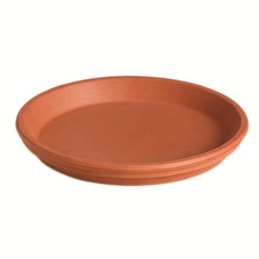 Deroma 6.7" Saucer Terra Cotta Clay Case Pack