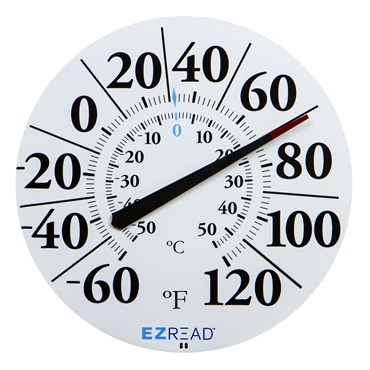Headwind 12.5" EZ Read Dial Thermometer White