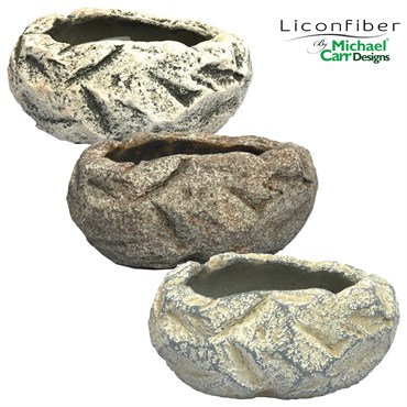 MCarr 16pc Irregular Stone Pot Set Mix Colors