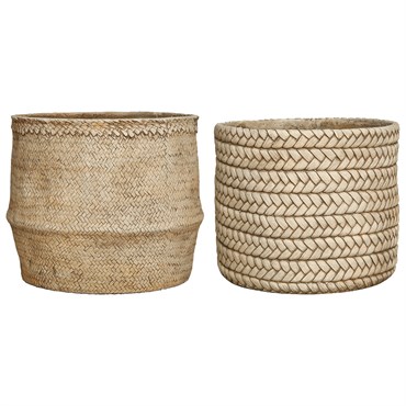 MCarr 63pc Mixed Planter Pallet Light Rattan