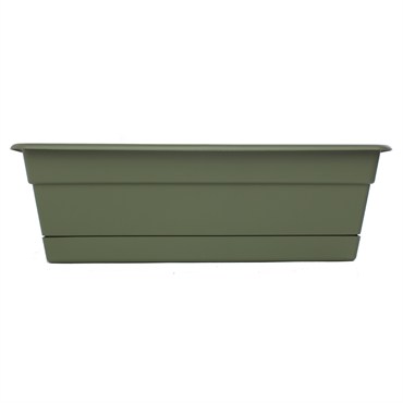 Bloem 24" Dura Cotta Window Box Living Green