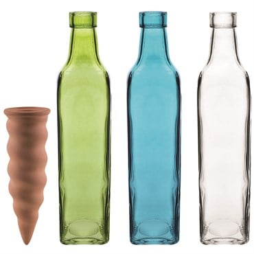 SSI Never Dry Plant Pal With Vintage Water Bottle Assortment