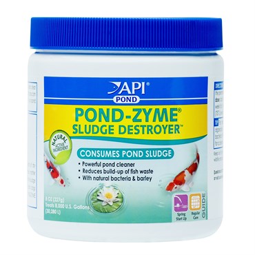 API Pond 8oz Pond-Zyme Enzymatic Pond Cleaner B