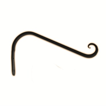 Hookery 12" Angled Hanger W/ Upturned Hook