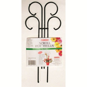 Bosmere Wren 12" Tall x 8" Wide Mini Scroll Pot Trellis