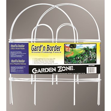 Origin Point 24"x10' White Round Folding Fence
