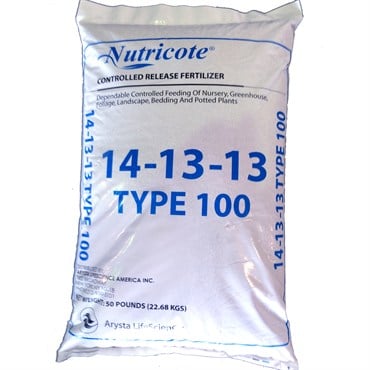 Nutricote NPK 14-13-13 T100 50Lb (replaces 14-14-14 ) (40/Pl)