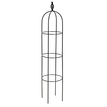 AGW 56"x10.5" Obelisk w/ Spiral Twist Black