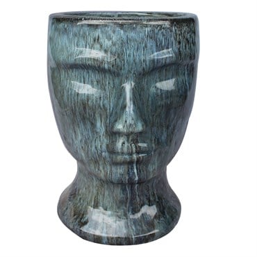 MCarr 18.1" Male Statue Planter Desert Blue