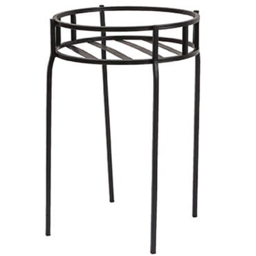 Panacea 15.5" Contemp Plant Stand Black
