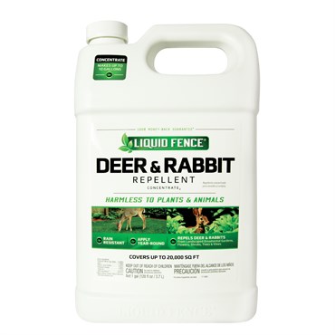 Liquid Fence 1gal Deer & Rabbit Repellent Concentrate