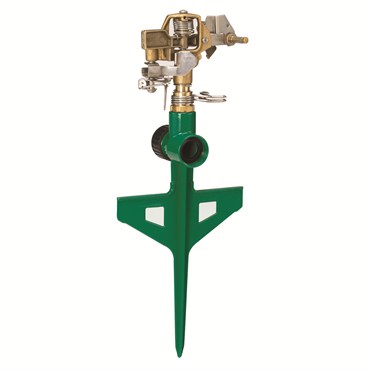 Dramm Colorstorm Impulse Stake Sprinkler Green