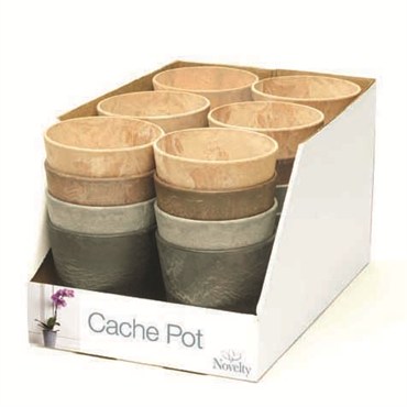 Artstone 24pc 5" Cache Pot Neutral Color Pack