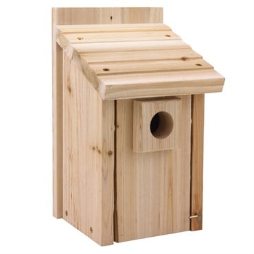 Classic Bluebird House Natural Wood w/ Vent