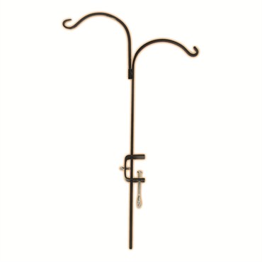 Hookery 36" Double Deck Hanger Adjustable w/ Rail Clamp