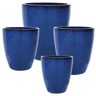 MCarr 16PC Tall Flared Planter Plt Light Blue