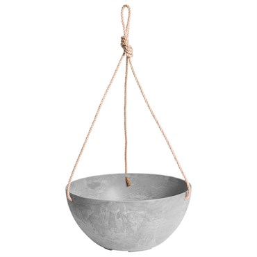 Artstone Napa 12" Hanging Bowl Grey