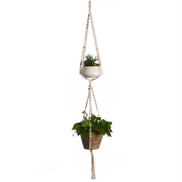 Primitive 60" 2-Tier Hanger Woven Cotton