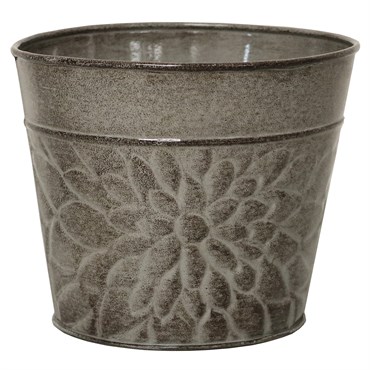 Robert Allen 8" Laurel Planter Greige