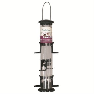 Audubon 15" Green Plastic 6 Port Seed Tube Feeder