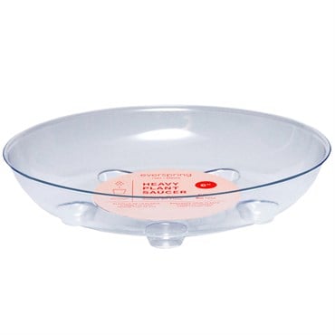 CWP 6" Carpet Saver Heavy Footed Saucer
