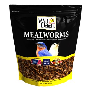 Wild Delight 16oz Mealworms