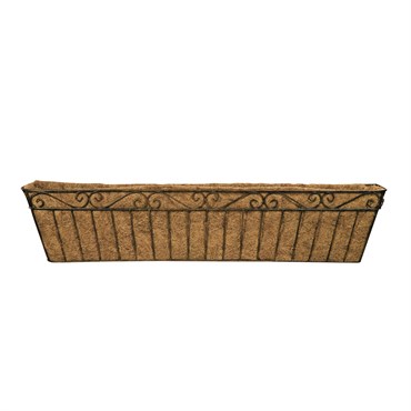 Deer Park Large Imperial Window Box Black With Coco Liner