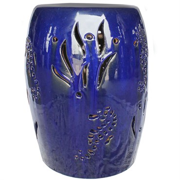 MCarr 19" Seahorse Stool Light Blue
