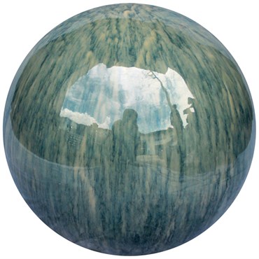 MCarr 12" Sphere Navy Cream