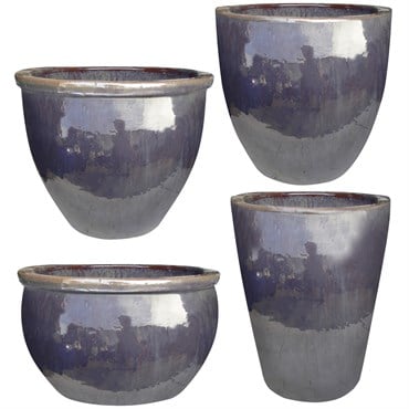 MCarr 26pc Mixed Planter Pallet Eggplant