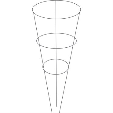 Midwest Wire Works 33" Tomato Cage 3 Ring 3Leg