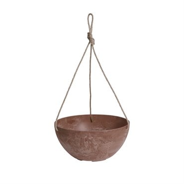 Artstone Napa 10" Hanging Bowl Rust