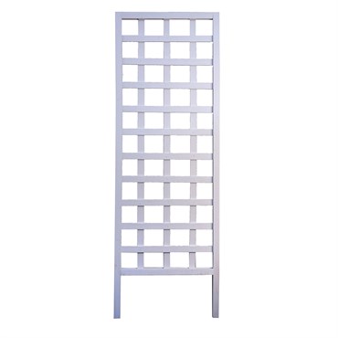 Panacea 72"H x 22"W Wood Square Framed Trellis White