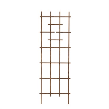 Panacea 72" Wood Ladder Trellis Brown