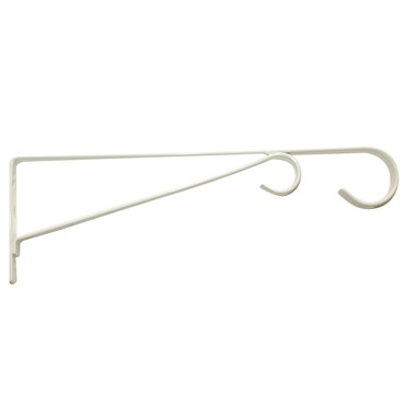 Panacea 12" White Hanging Basket Bracket