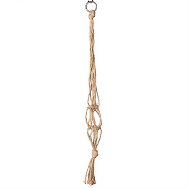 Primitive 18" Mini Jute Plant Hangers Natural Color