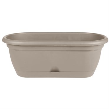 Bloem 18" Lucca Window Box Pebble Stone