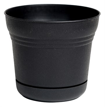 Bloem 12" Saturn Planter Black
