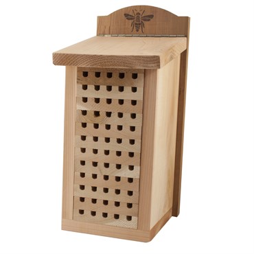 Woodlink Large Cedar Mason Bee House with Removable Tray