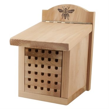 Woodlink Small Cedar Mason Bee House with Removable Tray