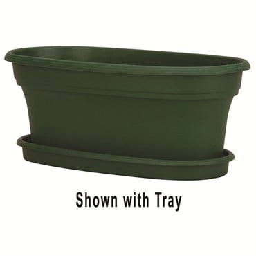 HC 12" Panterra Oval Planter Green Akro Mils