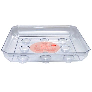 CWP 10" Square Carpet Saver Heavy Footed Saucer