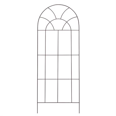 Deer Park 72" x 30" Arch Trellis Black