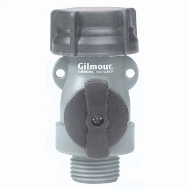 Gilmour Full Flow Poly Shut Off w Nut