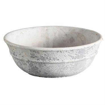 MCarr 10.2" Bowl Pltr Weathered White