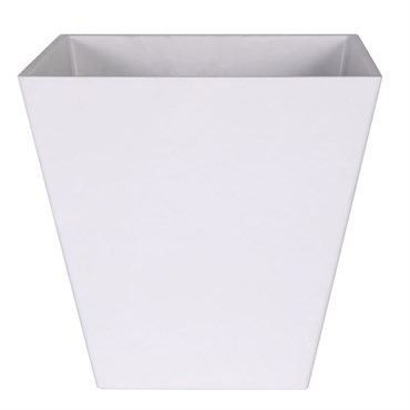 Artstone Ella 8" Square Planter White
